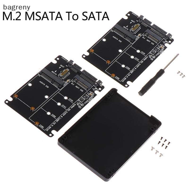 [bagreny] NGFF Para SATA 3 Gabinete HDD Externo Adaptador MSATA SSD M . 2 Placa Adaptadora De Protocolo BR