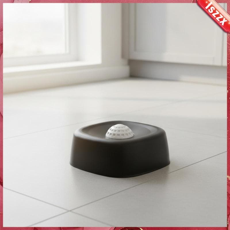 [Lszzx] Comedouro Lento Para Animais De Estimação Tigela Lamber De Alimentação Lenta De Baixo Perfil Com Preto-Branco