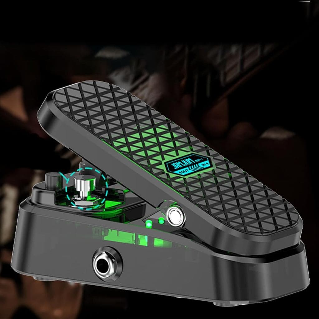 Pedal de Efeito para Guitarra 2 em 1 Wah Volume, Pedal WAH Universal Duplo para Teclados, Teclados/Controladores MIDI e
