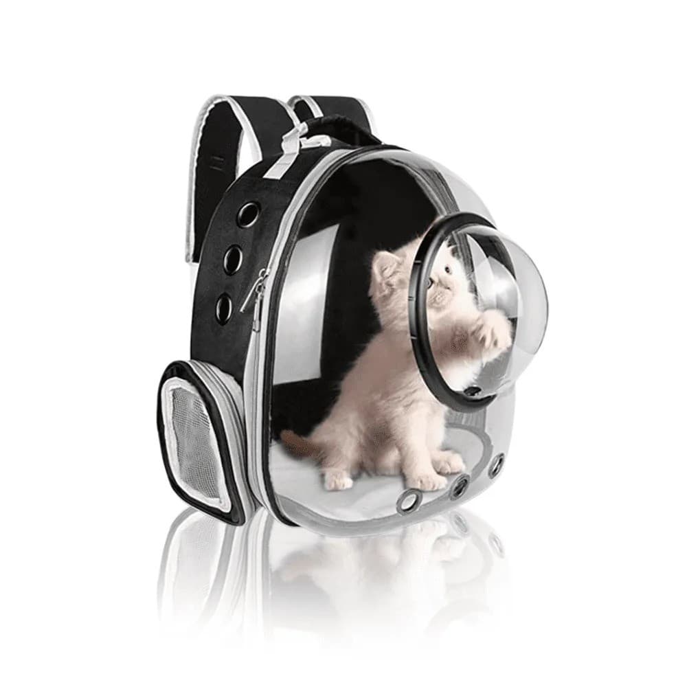 Mochila Bolsa Pet Transparente Visão Panorâmica Perfeito Passeio e Viagem Confortável Seguro Pratico