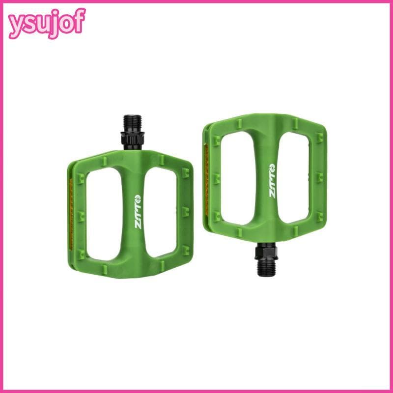 [ysujof] Conjunto De Pedais De Bicicleta Planos Leve Nylon Plataforma Pedal Cobre Para Deslocamento E Mountain Bike