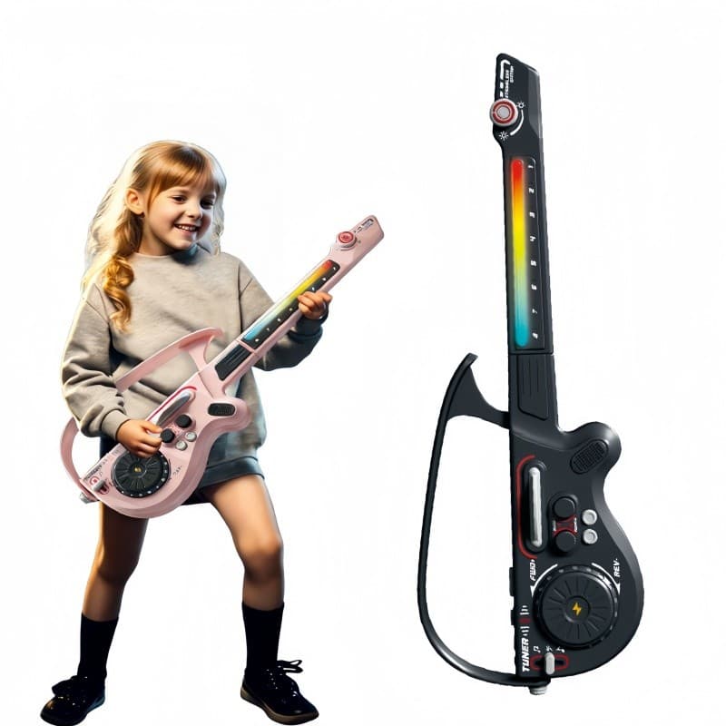 Guitarra Infantil Eletrônica guitarra musical Cordas de Aços brinquedo instrumento musical