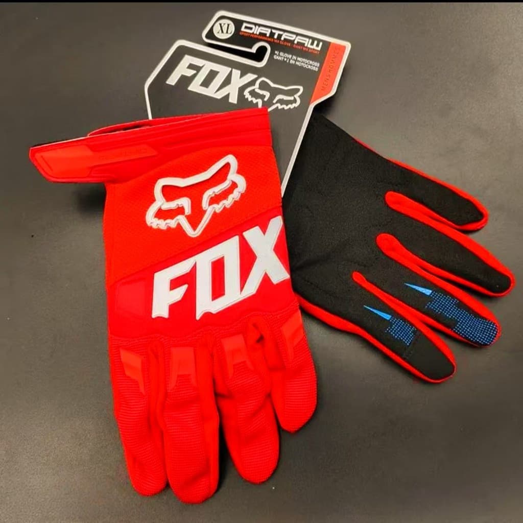 Luvas antiderrapantes FOX com tela sensível ao toque para motocicletas e bicicletas, para esportes ao ar livre, ciclismo