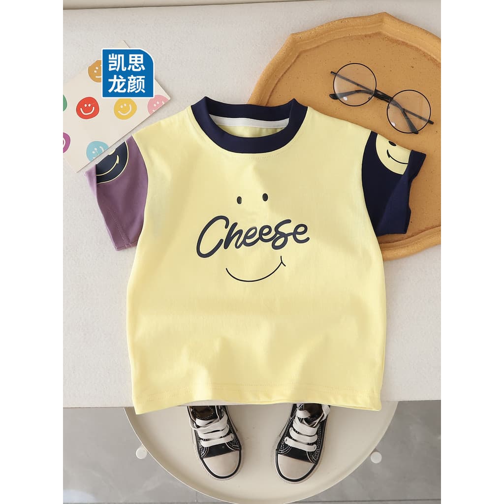 Roupas infantis bebê camiseta de manga curta roupas infantis meninos topos leve novo estilo roupas de verão de secagem r