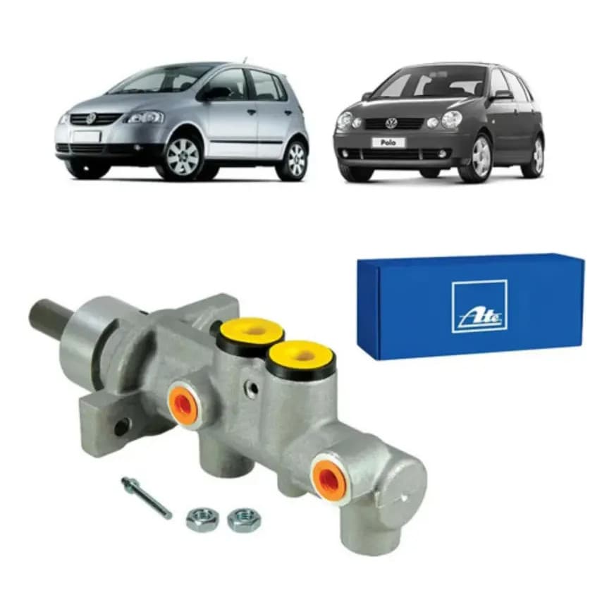 Cilindro Mestre Freio ATE 7628 VW Fox Polo SpaceFox CrossFox SpaceCross 1.6 Flex Sem ABS 2004 a 2013