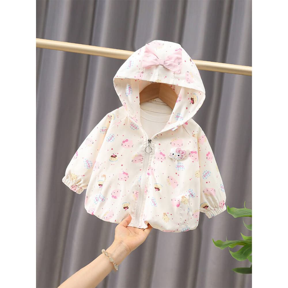 Meninas único bonito pequeno casaco primavera outono bebê topos bebê menina Super bonito passeio crianças roupas meninas