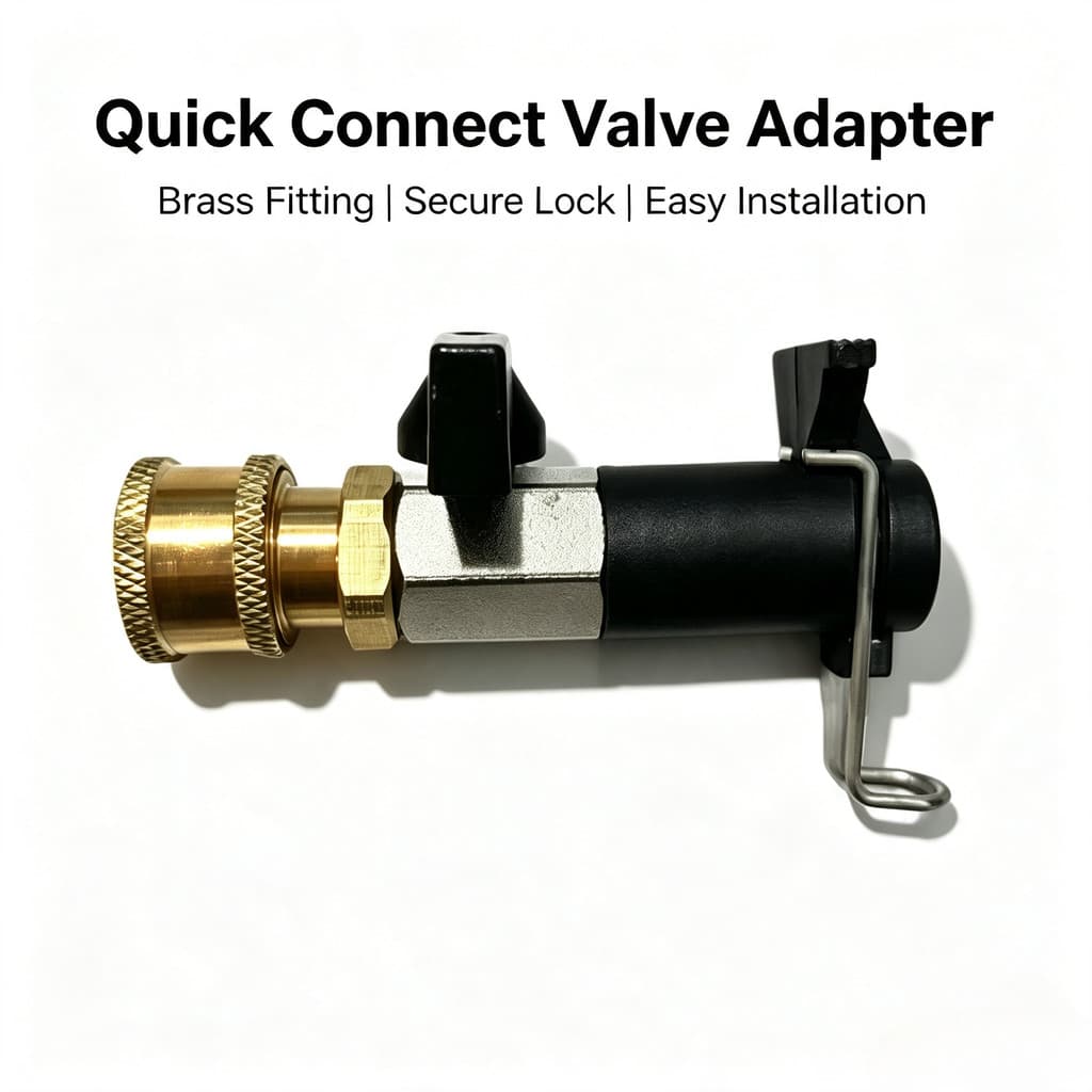 Kit De Válvula De Esfera De Alta Pressão 1/4 " Conector De Liberação Rápida Mangueira Interruptor Liga-Desliga De Conexã