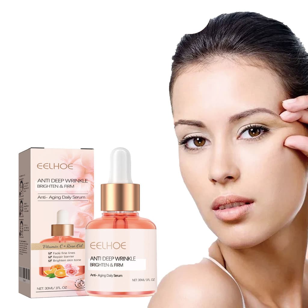 EELHOE Rose Oil VC Serum Soro Suave E Elástico Para Rosto