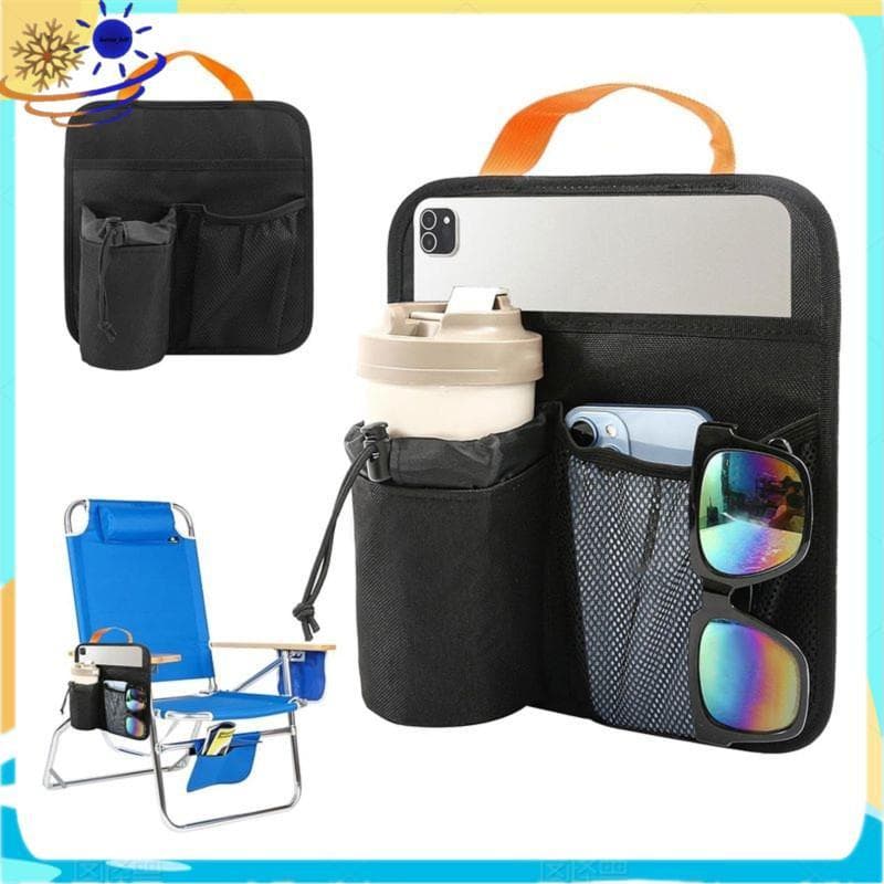 [Le's Shop] Porta-Copos Para Cadeira De Praia Organizador Lateral Suspensa