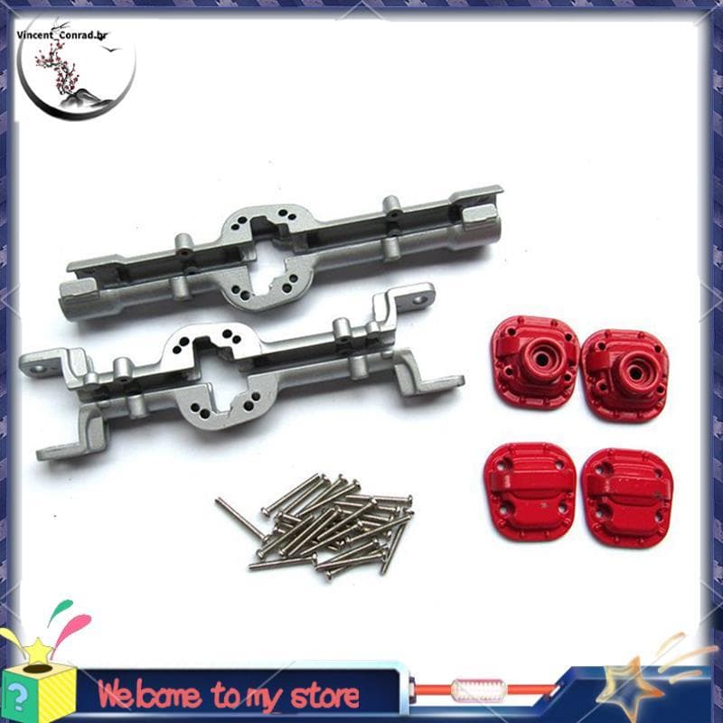 Metal Frente E Traseira Ponte Eixo Habitação Caso Para MN D90 D91 MN99 MN99S 1/12 RC Carro Atualização Peças Acessórios