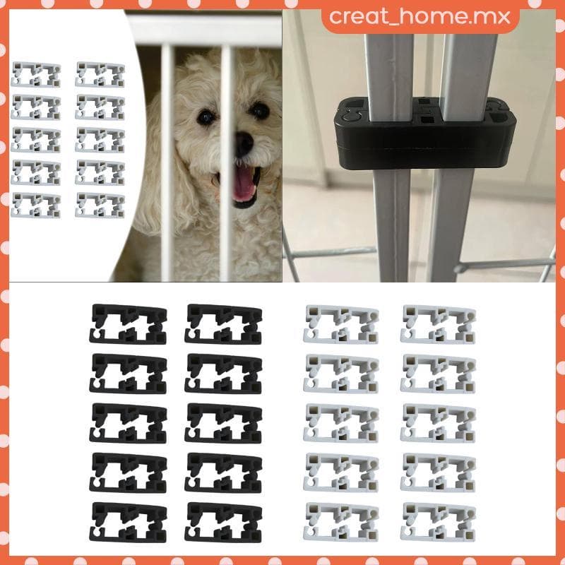 [Creat_home] Acessórios Para Cerca De Cachorro PP Clipes De Bloqueio Cercadinho Fivelas De Conector De Animais De Estima