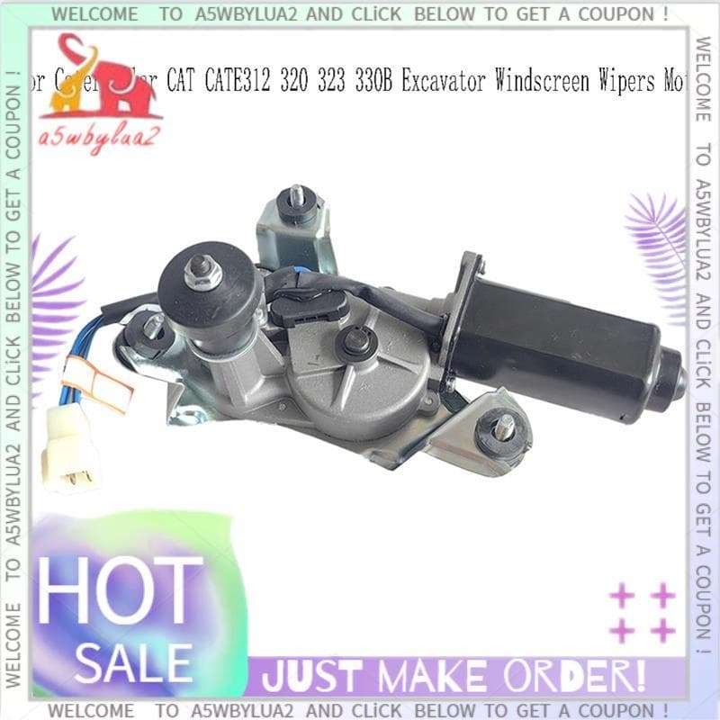 Para Motor De Limpadores De-Brisa De Escavadeira CAT CATE312 320 323 330B
