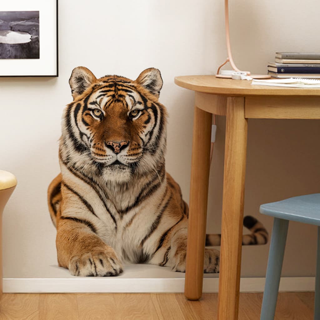 Adesivos de parede tigre adesivos de parede sala estar quarto decoração adesivos decoração do quarto de parede