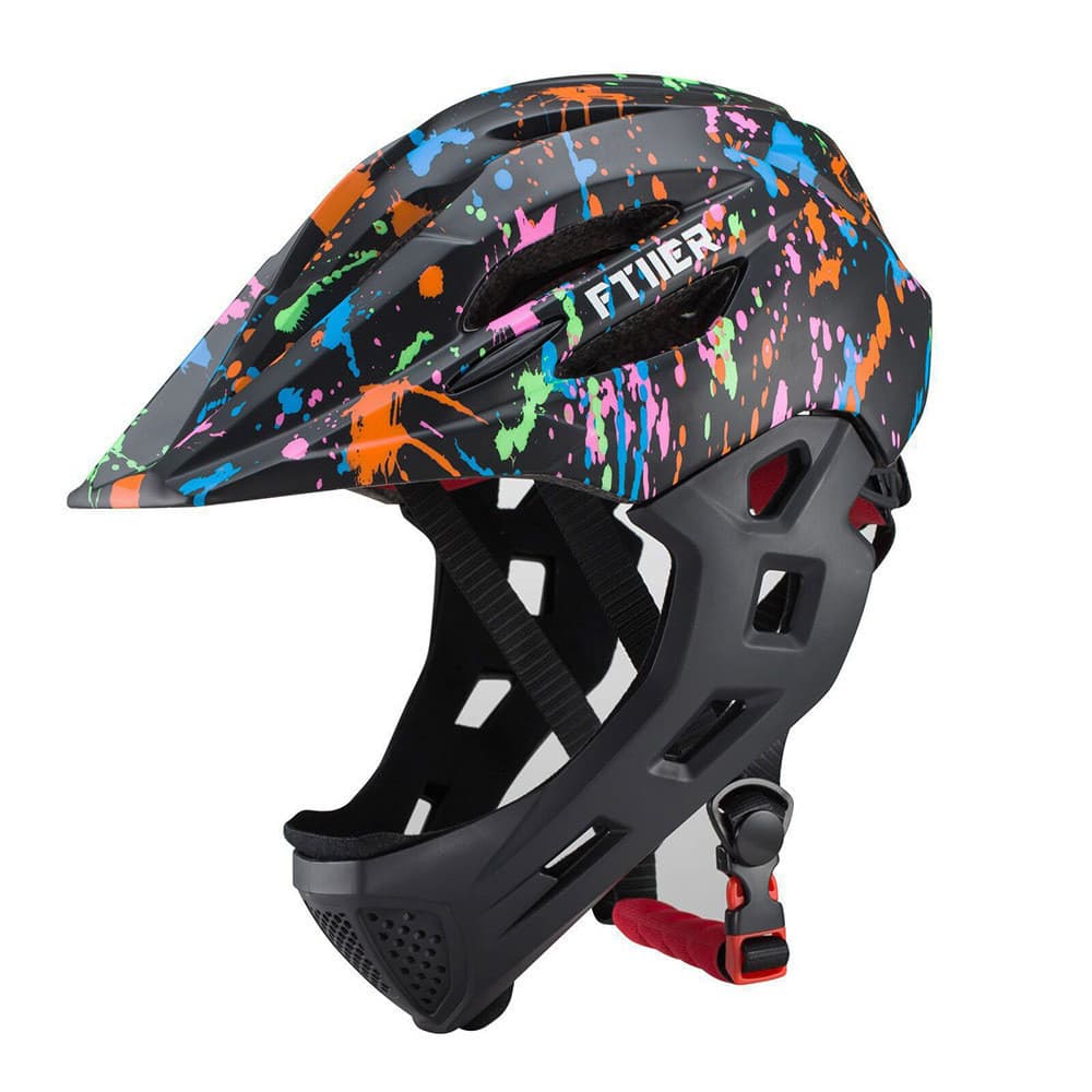 Capacete de Mountain bike de rosto inteiro, alça de capacete de bicicleta infantil, guarda-sol, capacete de bicicleta dh