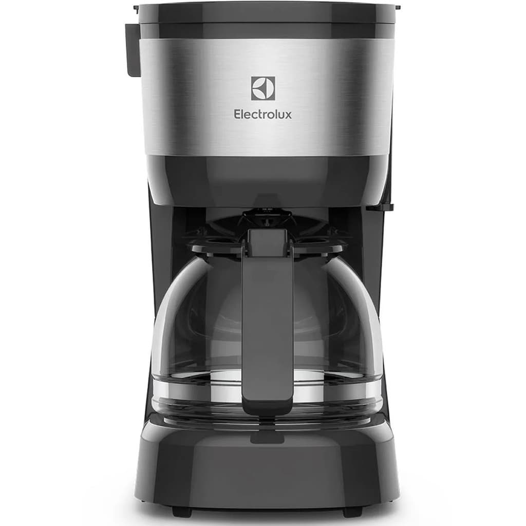 Cafeteira Elétrica Electrolux 15 Xícaras Efficient Filtro Permanente Removível Inox Preta (ECM10)