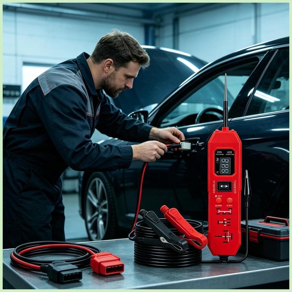 Testador De Circuito De Relé 12V 24V , Equipamento De Diagnóstico Preciso , Ferramenta Automotiva Para Mecânica landes1b
