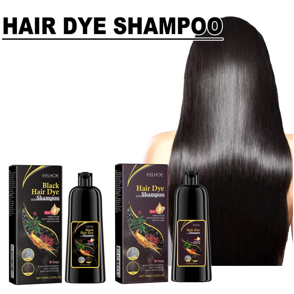 Suavizante essência de limpeza preto nutritivo eelhoe mantendo shampoo de cabelo Polygonum Multiflorum shampoo de cabelo