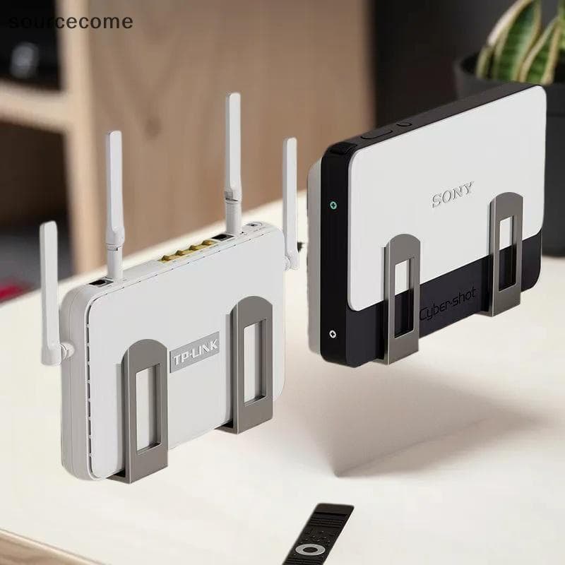 [sourcecome] Caixa De Armazenamento De Roteador Montada Na Parede E Braet De Set-top Box , Colocação WiFi Ra Boutique