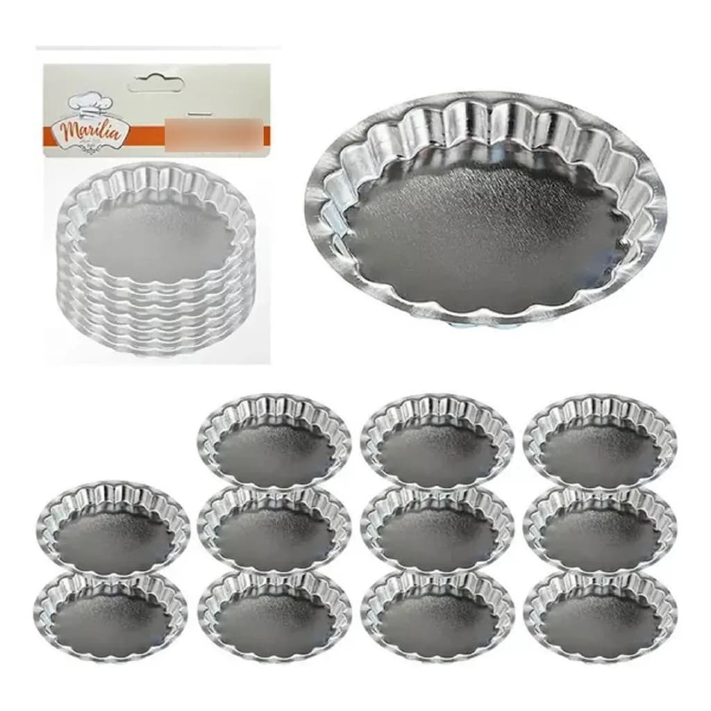 120 Forma Mini Tortinha Crespa Forminha Para Torta Pequena Salgada Doce Festa
