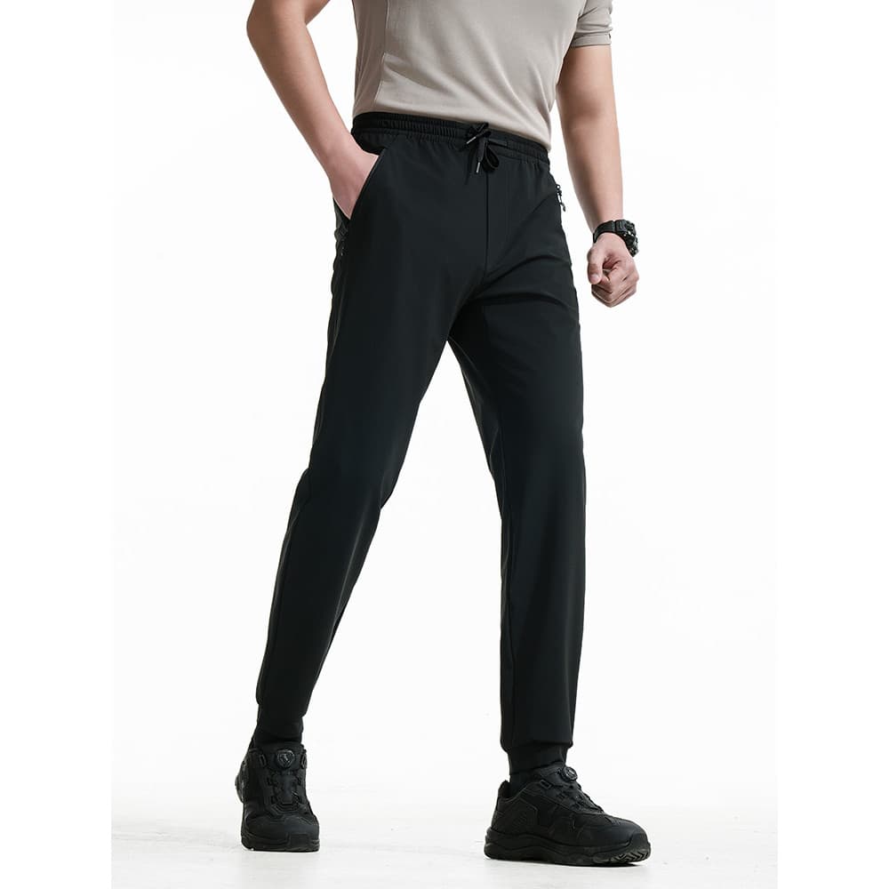 Três gerações dragão dente escondido Chi leve Legging calças casuais primavera confortável magro-ajuste Commuter calças