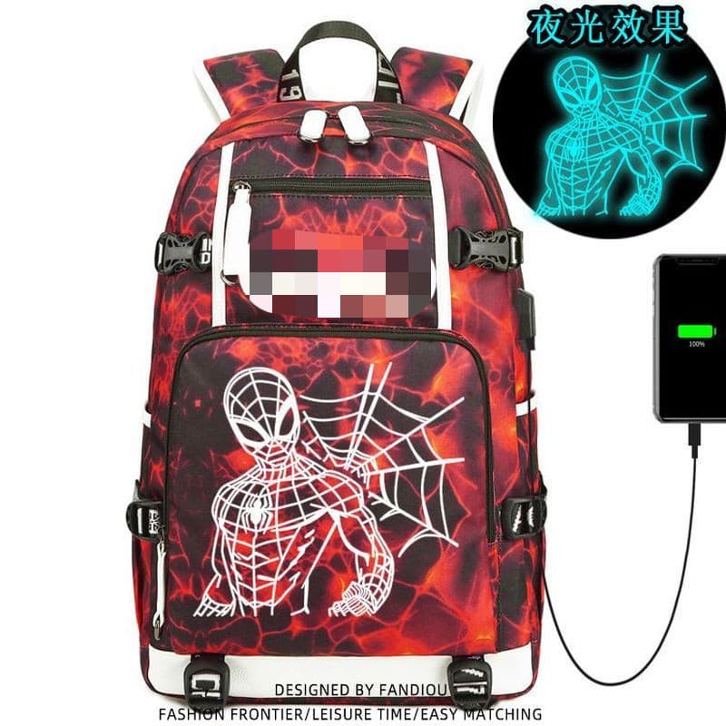 Mochila óptica para estudantes do ensino fundamental, meninos de terceira a sexta série, reduz a carga, luz de grande ca
