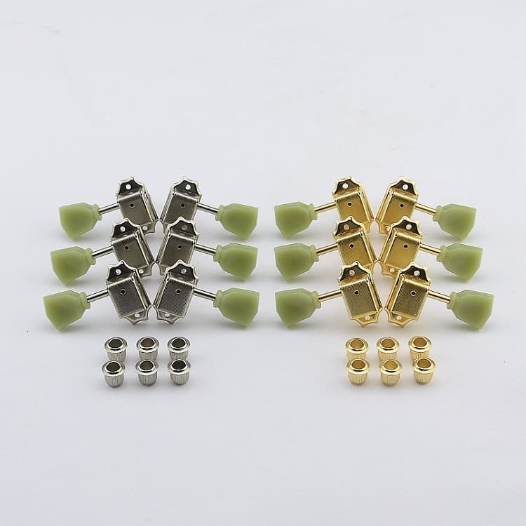 Coreano GF guitarra elétrica cabeçote de guitarra acústica Jade sintonizador corda eixo enrolador adequado para Epiphone