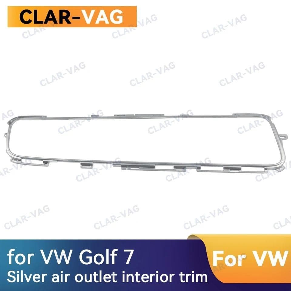 5GG 819 728 Saída De Ar Condicionado Interior Guarnição Tira MIB Tela Quadro 8/9.2 Polegada Prata Decorativa Para Golf 7