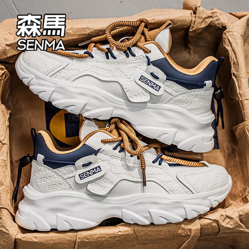 Senma papai sapatos masculinos estilo 2026 novo estilo outono estilo quente sapatos masculinos ao ar livre estilo quente