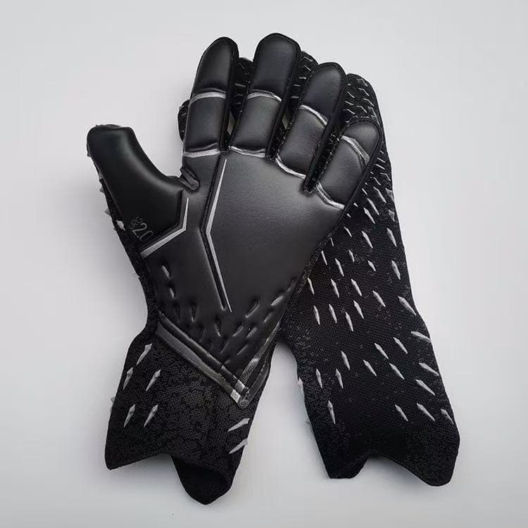 Luvas de goleiro de futebol engrossado látex antiderrapante luvas de proteção de dedo adulto treinamento competição luva