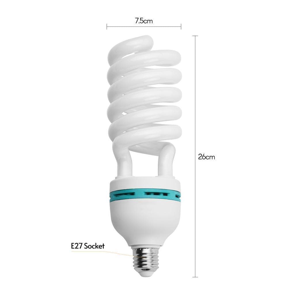 XIXIAN E27 110V 5500K 135W Lâmpada de estúdio fotográfico Luz de vídeo para fotografia Lâmpada de luz diurna