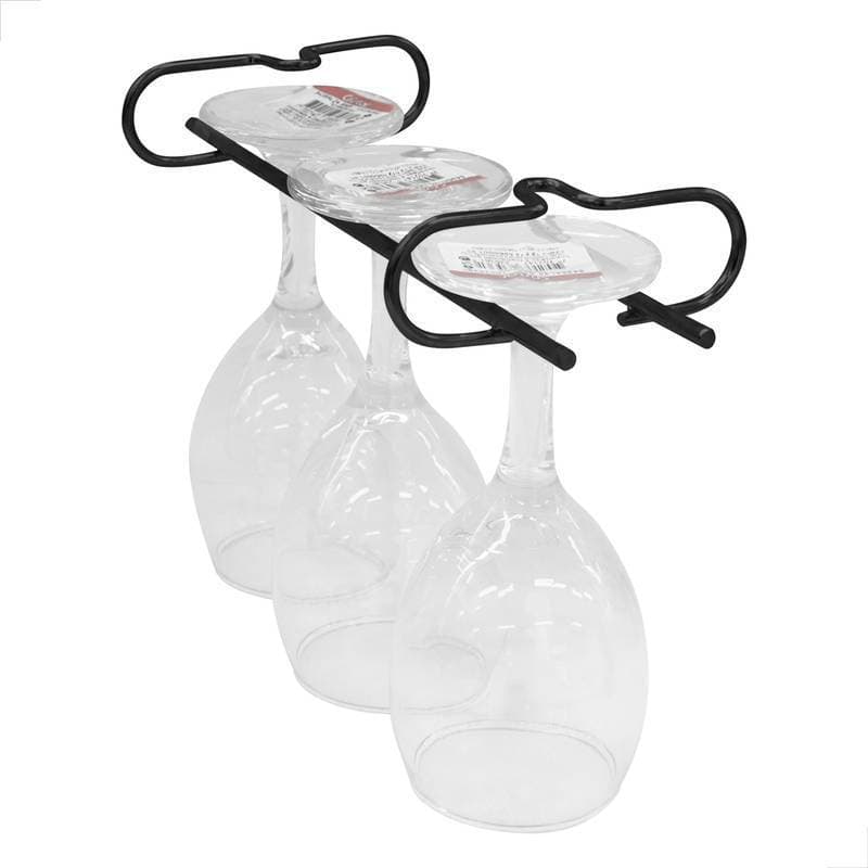 SUPORTE SUSPENSO PARA TAÇAS 25CM PRETO