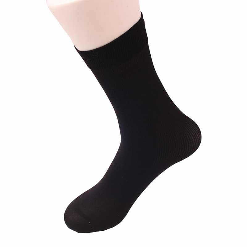 Primavera verão meias masculinas curto fino Anti-Snagging meia-idade idosos negócios meias tubo médio par meias durável