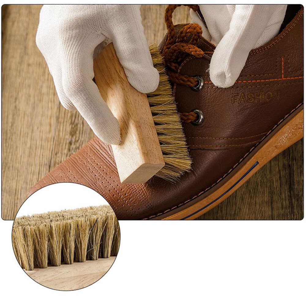 Escova Para Sapatos Condor Duo Cerdas Limpeza Multiuso De Polimento Sintético E Natural