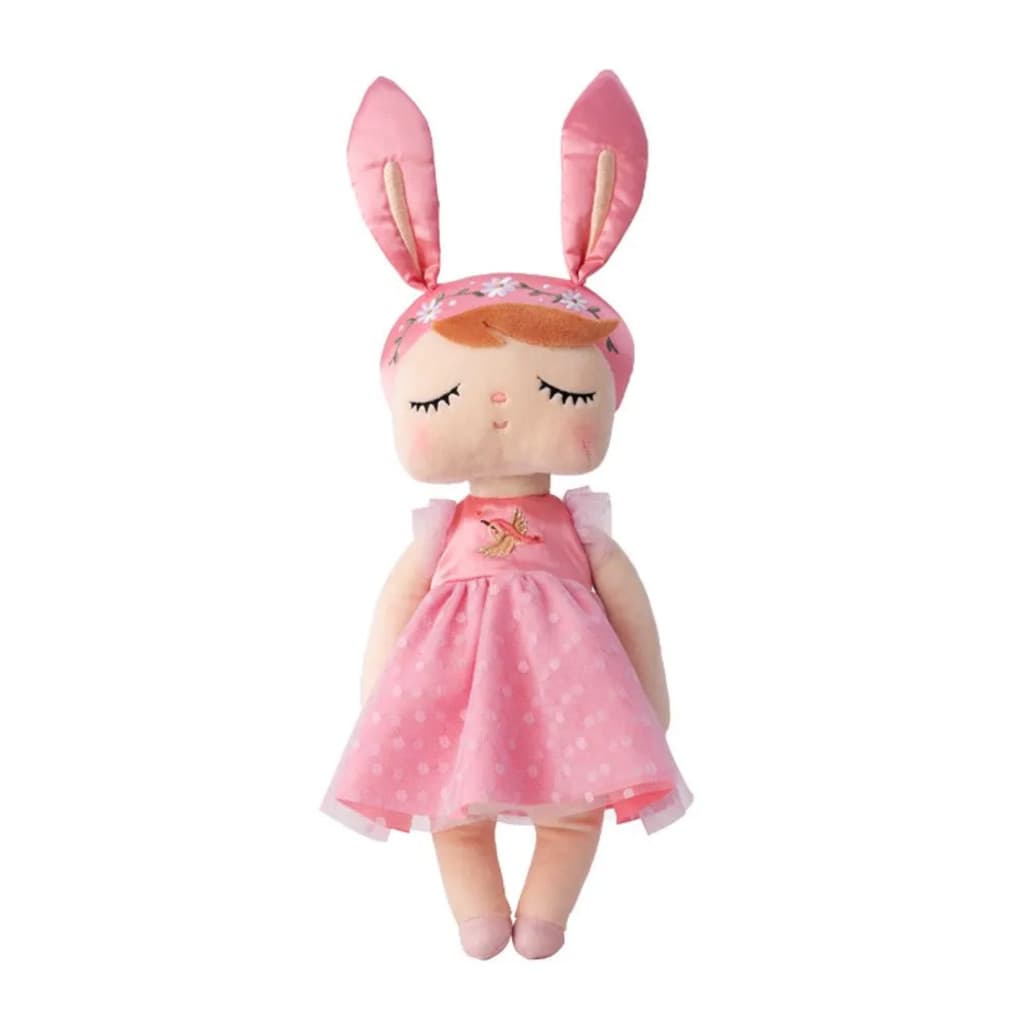 Boneca de Pano Angela Metoo 33 cm Brinquedo Crianças Bebê