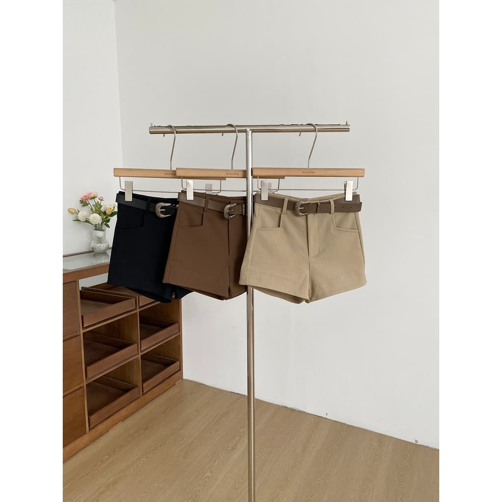 DIYI estilo de dinheiro antigo All-Match estilo cinto Shorts feminino verão quente menina High-End mais magro olhar Casu