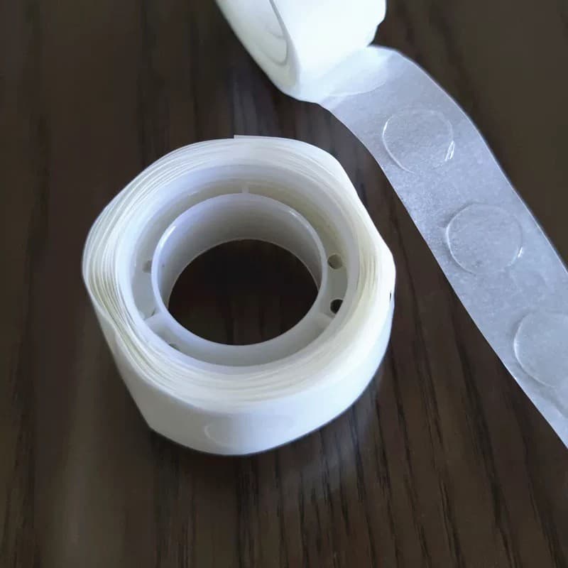 Cola ponto adesivo boneca transparente inferior titular sem costura pequeno ponto forte balão dupla face fita fixação ad