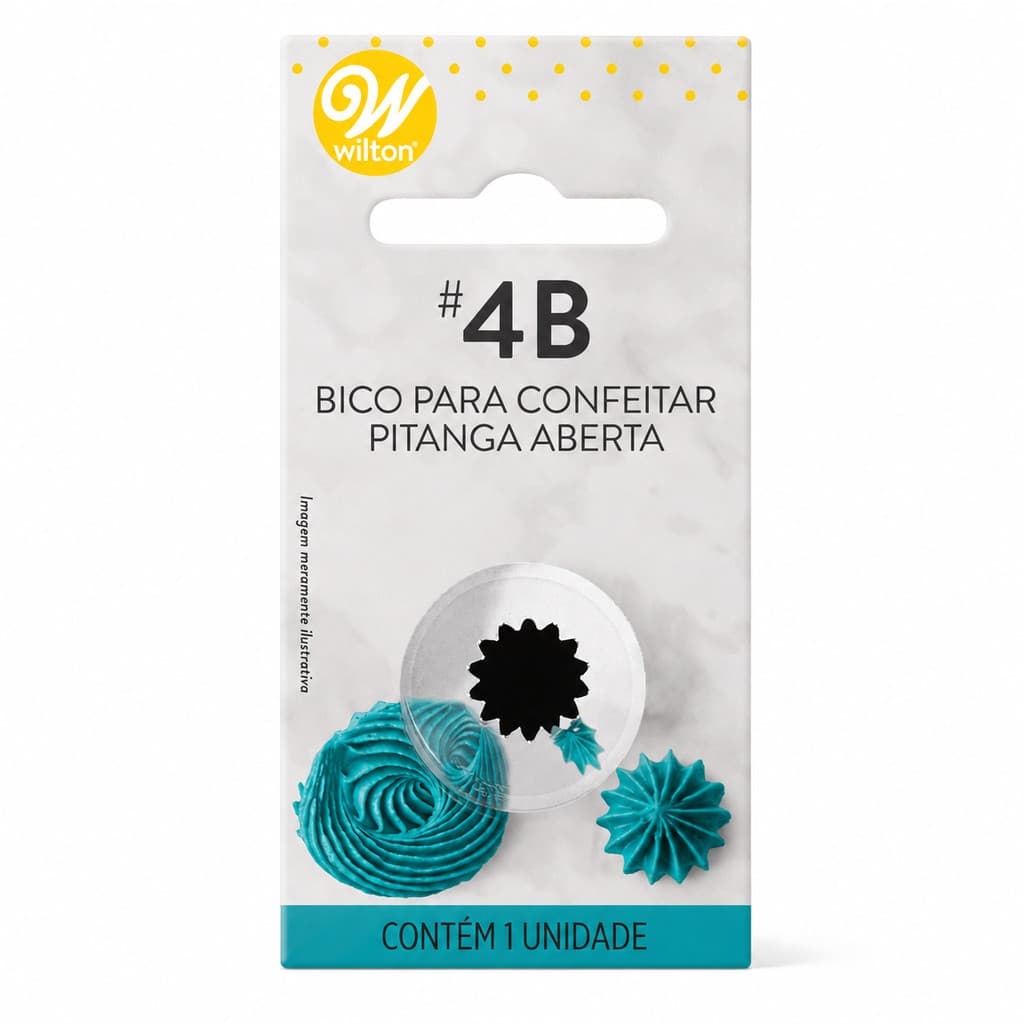 Bico para Confeitar - Tamanho G - Pitanga Aberta 4B - Wilton