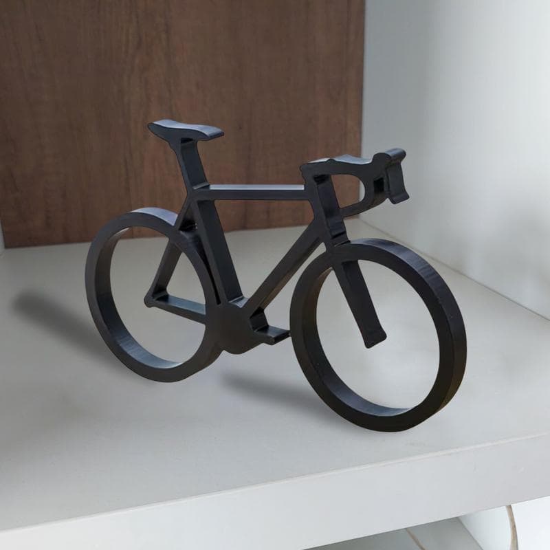 Escultura De Ciclismo Impressa Em 3D Minimalista Arte De Mesa De Bicicleta Moderna Decoração De Casa Para Sala De Estudo