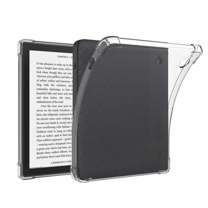 Adequado para Kobo Libra 2 leitor de E-Book capa protetora Airbag de quatro cantos resistente a choques transparente tpu