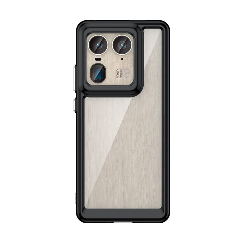 Adequado para motorola Moto X50 Ultra caso de telefone acrílico transparente caso duro resistente a choques capa proteto