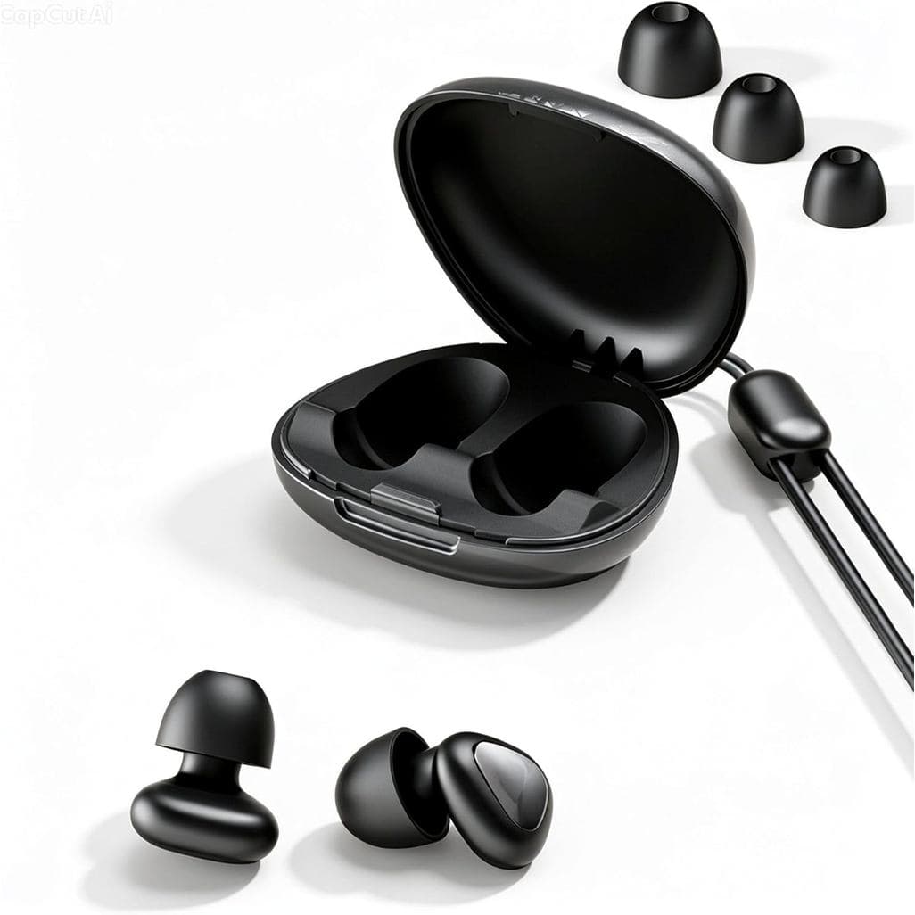 Protetores auriculares de silicone para dormir, reduzidores de ruído e protetores de ouvido, reutilizáveis e macios, ant