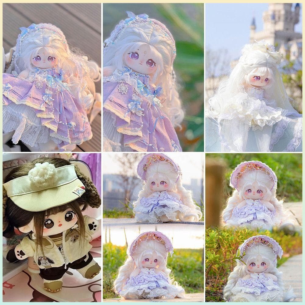 Boneca De Algodão De 20 Cm , Com Esqueleto Vestir Roupas De Bebê Bonecas De Pano , Pode Mudar Bonecos De Figura