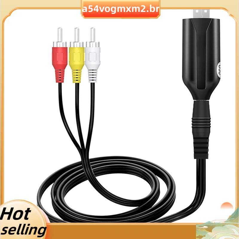 Placa De Captura De Vídeo AV USB 2.0 , Para Adaptador Conversor Digital Gravação Analógico E Dígitos De Fitas Antigas
