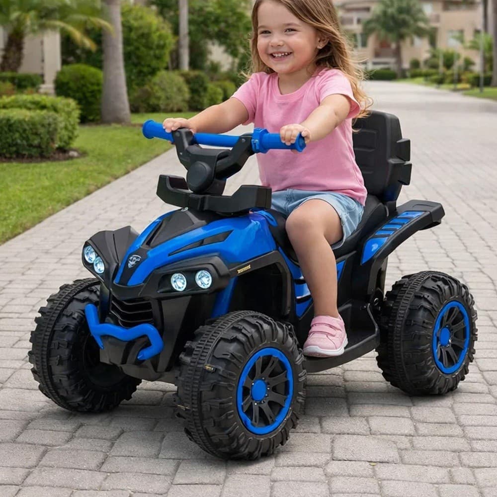 Mini Quadriciclo Elétrico Infantil Moto Passeio Criança Carrinho Andador Presente Menino Veiculo