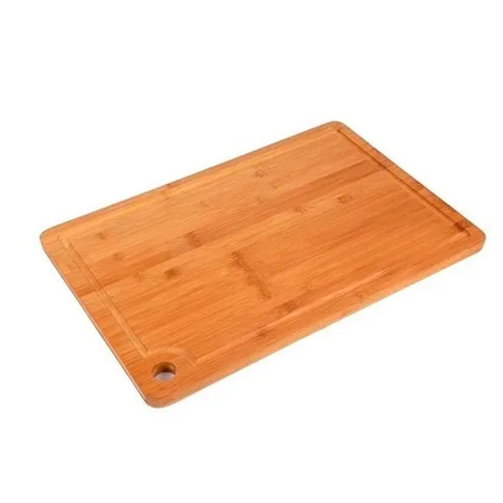 Tabua Corte De Bambu Carne Legumes Cozinha 30x20 Bambu Dolce Home