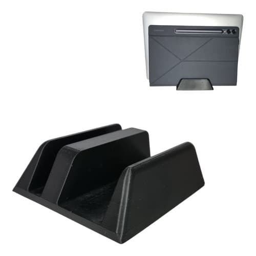 Suporte Duplo 2 Notebook Fechado Laptop Tablet Mesa Vertical