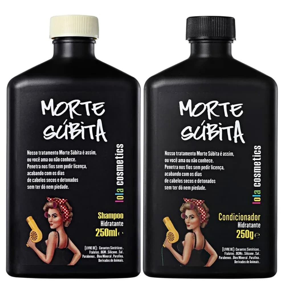 Kit Shampoo Lola Morte Subita 250ML + Condicionador Lola Morte Subita 250ML