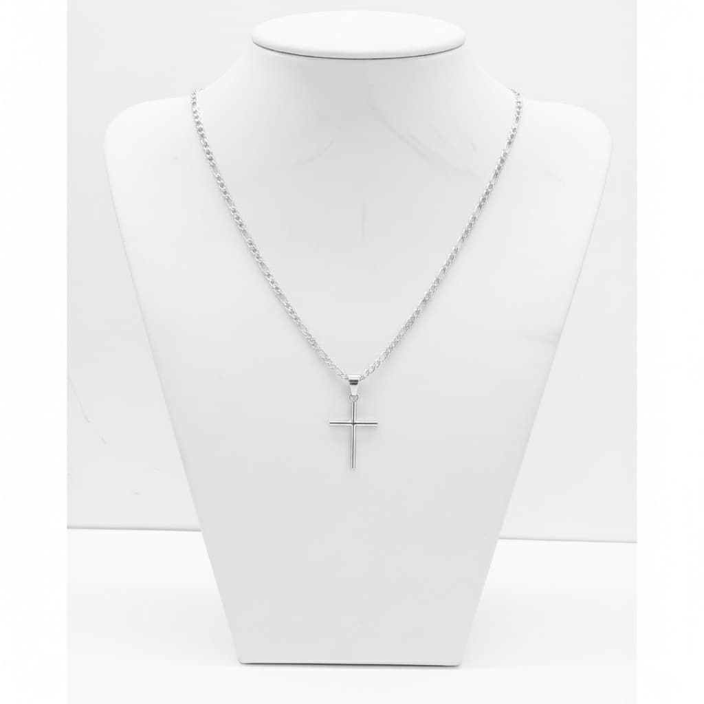 Conjunto Masculino Corrente + Pulseira 60cm Aço Inoxidável 316L Prateado – Estilo e Durabilidade