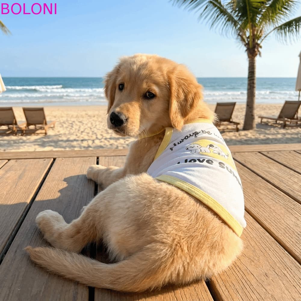 BOLONI Regata Para Cães , Colete De Resfriamento Com Proteção UV Impressa Em Desenhos Animados , Roupas Macias E Finas P
