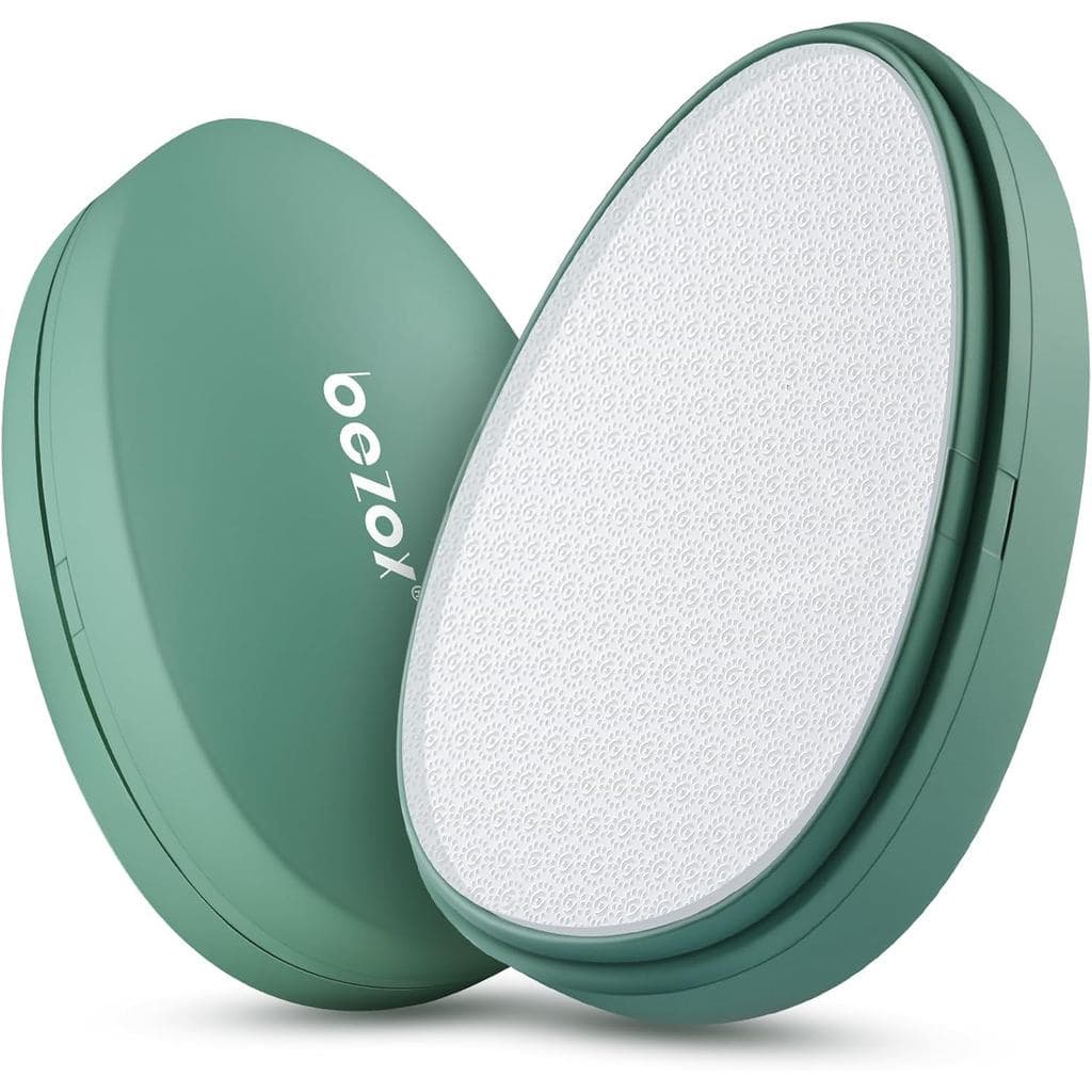 BEZOX 2 em 1 Lixa de Pé de Nano-Vidro e Removedor de Calos - Removedor de Calos Altamente Eficaz para Pés Aveludados - R